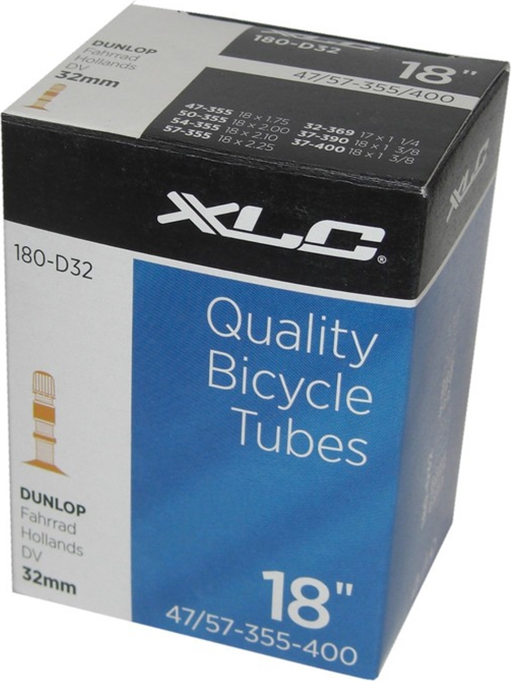 Chambre à Air Vélo 10x2.125 (54-152) Valve Schrader AV 35 Mm Coudée