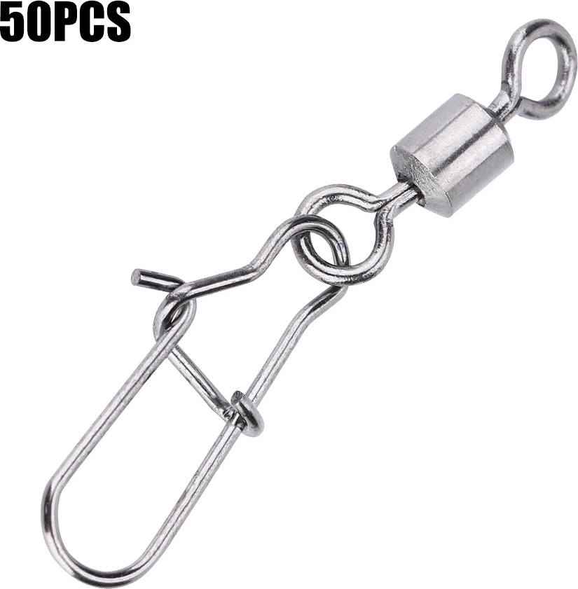 Cocosity Angeln Wirbel,Wirbel Snap,Angeln Wirbel mit Snap,Swivels Connector,Rolling Swivels