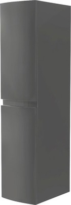 Hochschrank Vague Höhe 130 Breite 30 Tiefe 38 cm Anthrazit