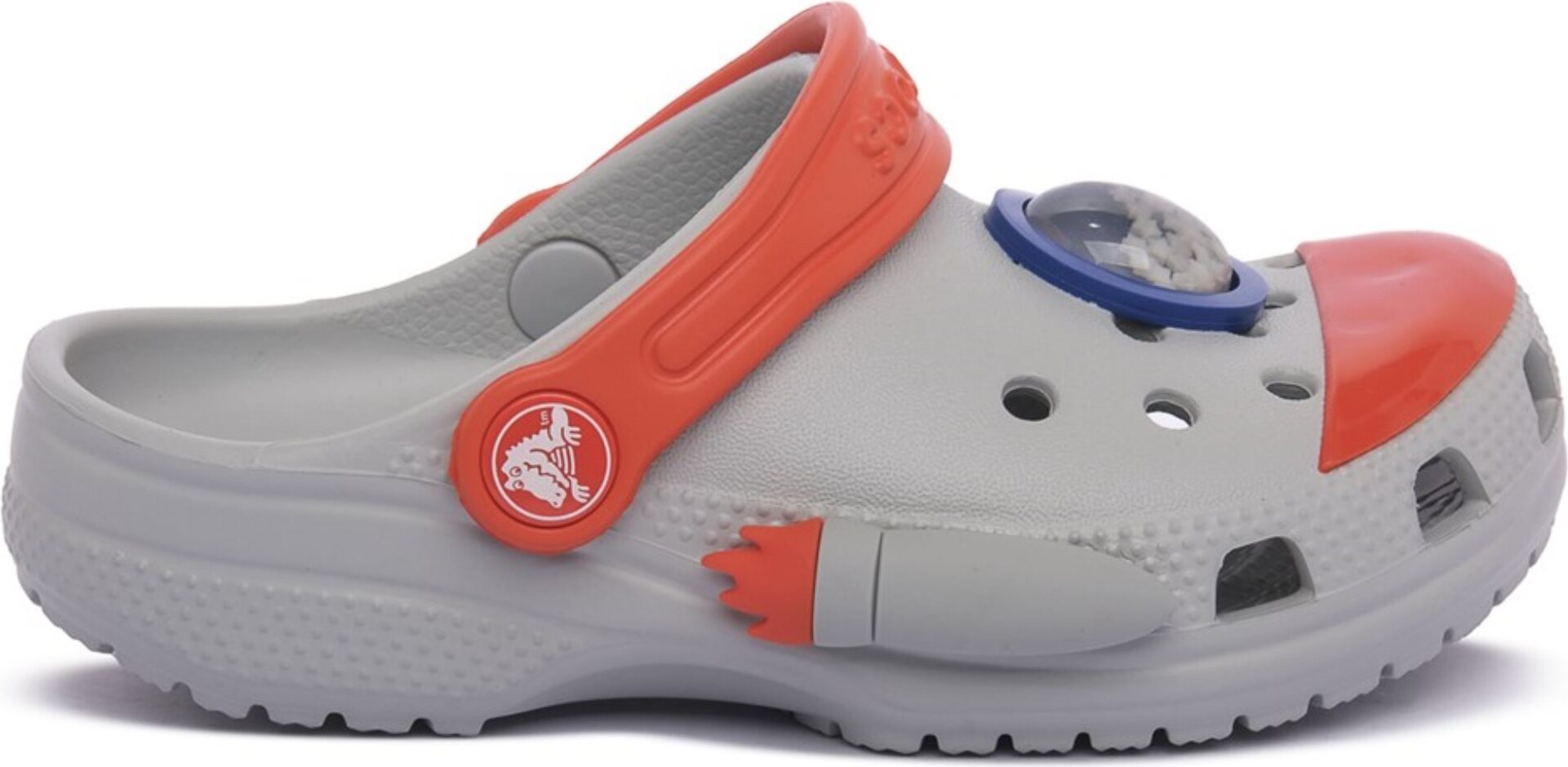 Crocs Kinder Clog aus leichtem Kunststoff, bequeme Schuhe mit Raketenschiff Motiv 210359MIRA