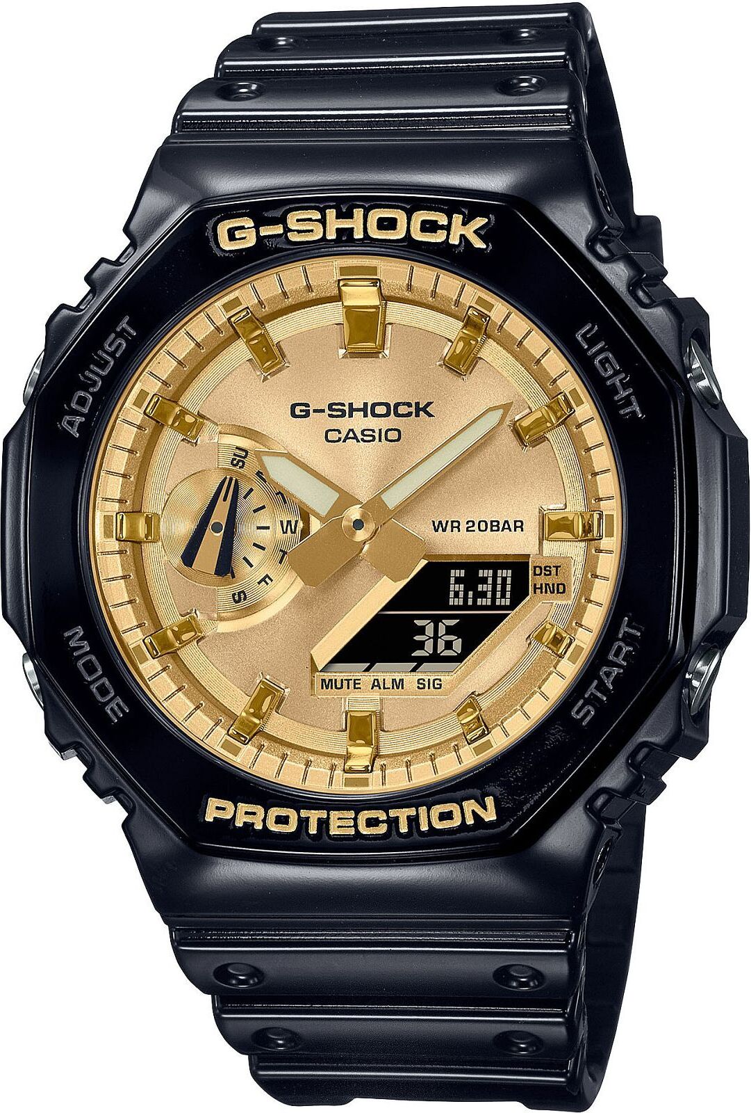 Pánske hodinky Casio G-SHOCK Octagon Carbon Core Guard Casio-GA-2100GB-1AER
