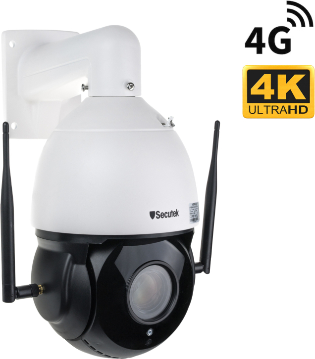 Otočná 4G PTZ IP kamera Secutek SBS-NC710G-30X - 8MP, 30x zoom