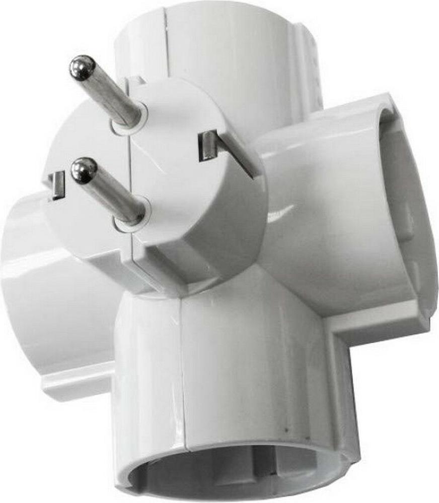 EDM Steckbrief 4 Steckdosen T/tl Seitliche Ausgänge Unterverpackung 16A 250V 4,8mm E40066