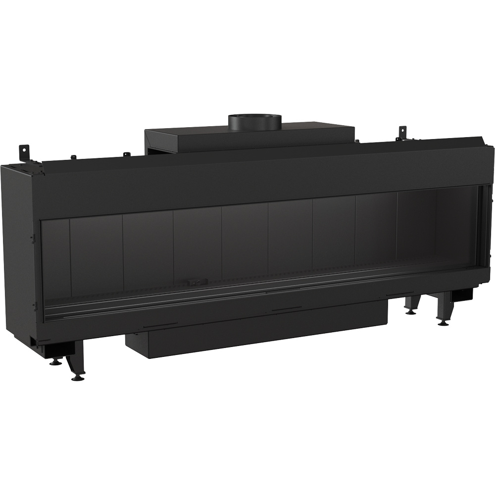 Plynový krb Leo 200 predný zemný plyn ∅ 130/200 16 kW