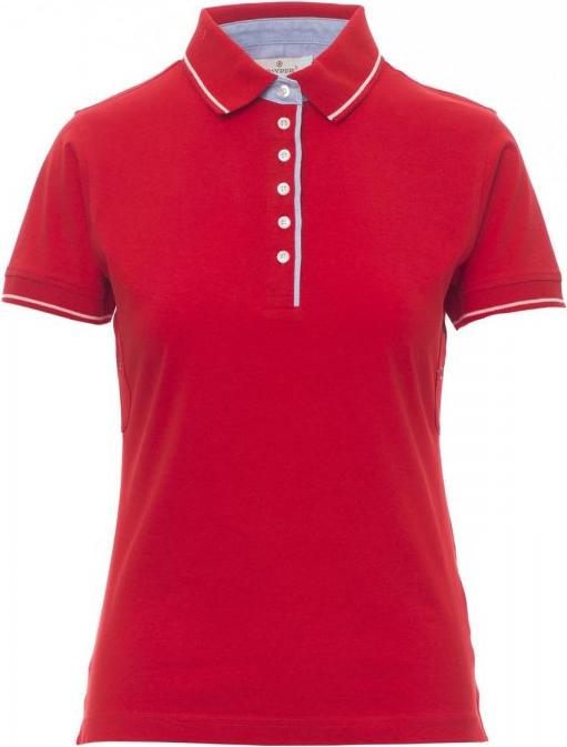 Damen Poloshirt "LEEDS" - Payper Rot/Weiss XS 78