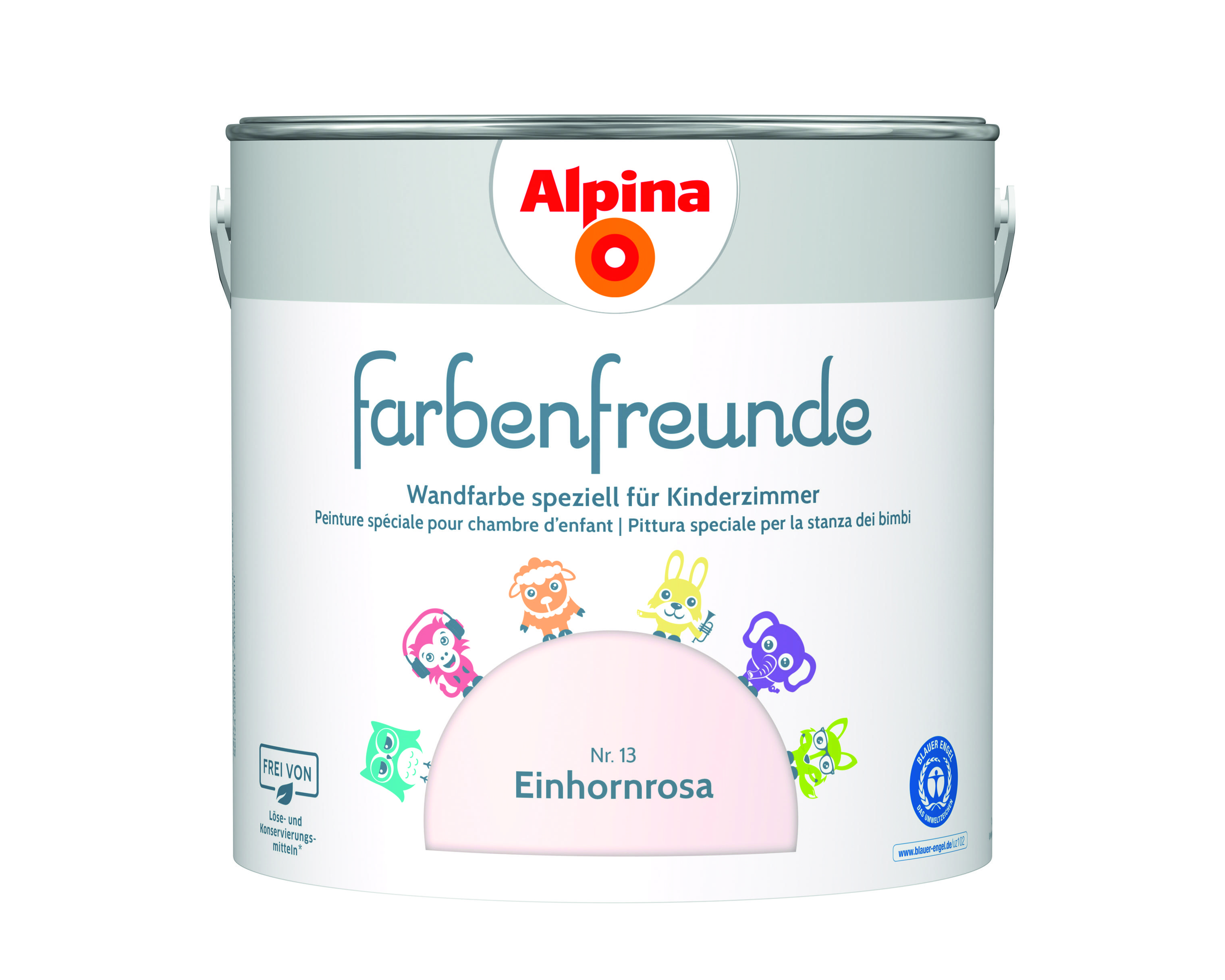 Alpina Farbenfreunde Nr. 13 Einhornrosa 2,5 Liter matt 914056