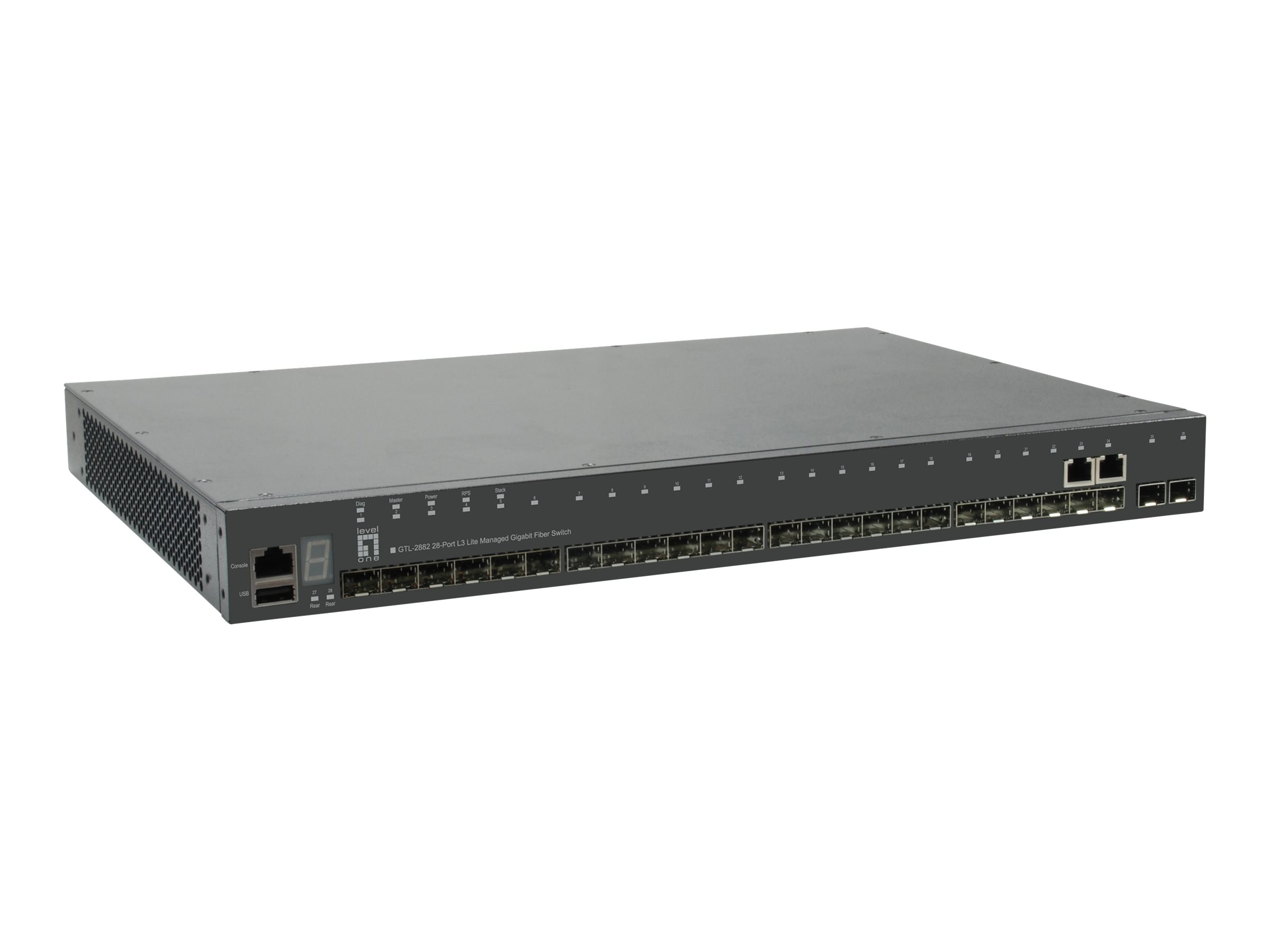 LevelOne GTL-2882 - Schalter - L3 Lite - verwaltet