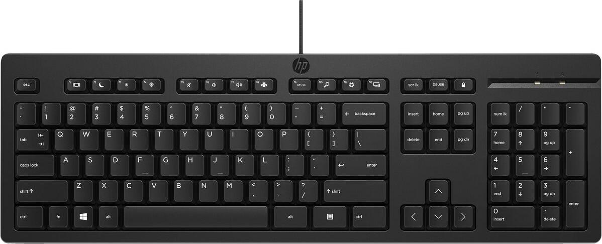 Tastatur HP 125 G2 Schwarz S55304924