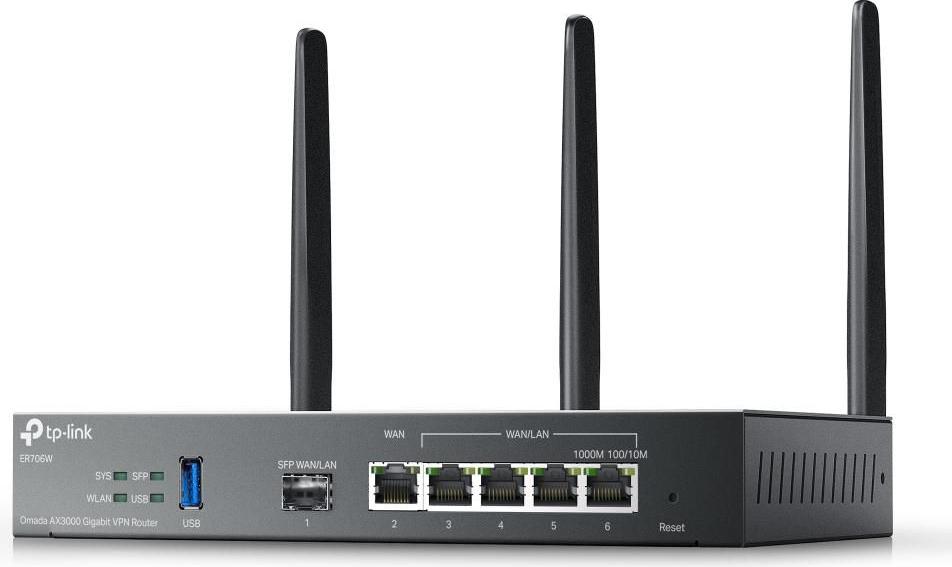 Gigabitový smerovač VPN Omada AX3000, ER706W