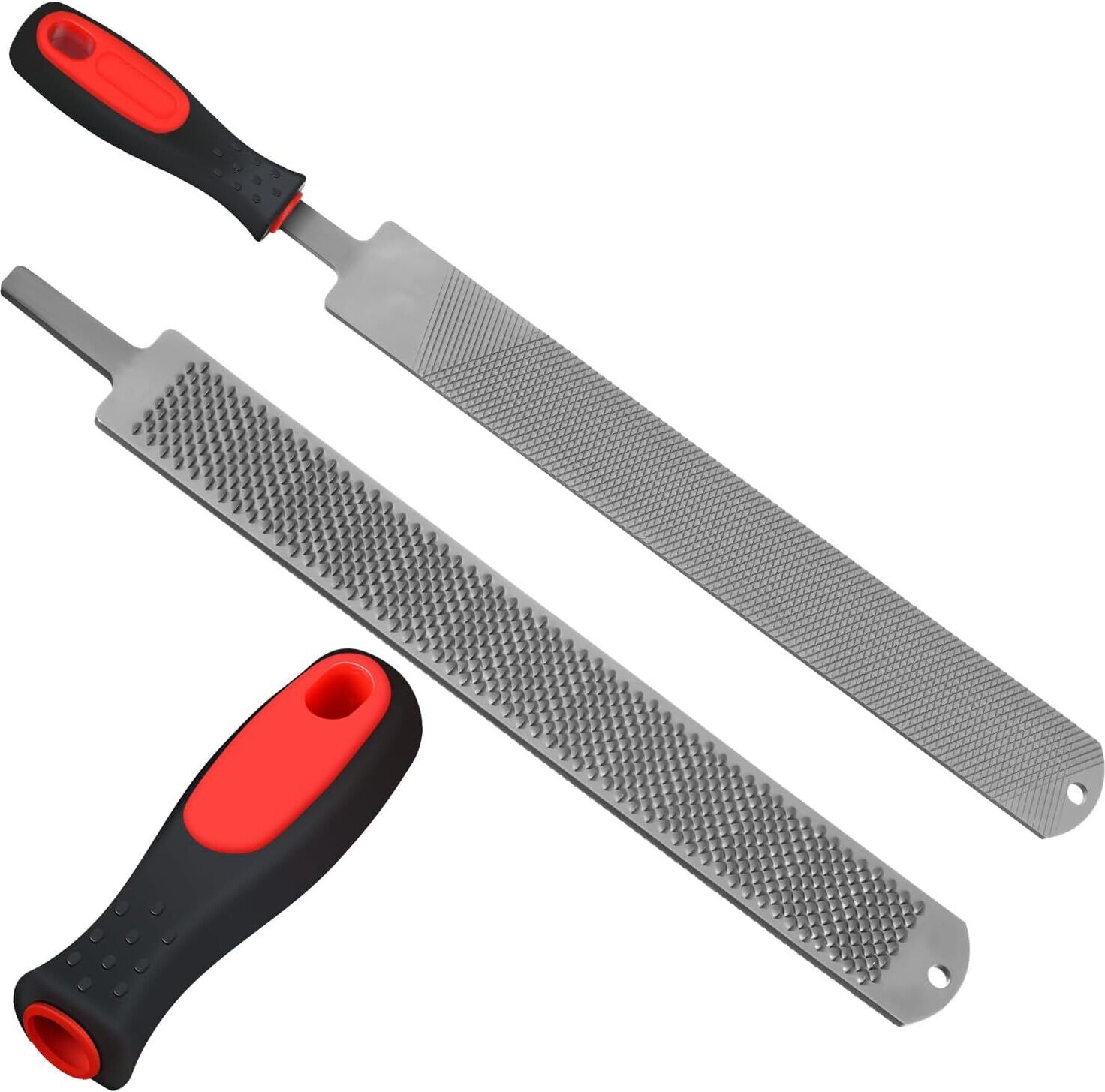 RPSTrading Stück 18-Zoll-Raspeln zum Beschlagen von Pferden mit Griff, Trimmfeile, Hufschmiedewerkzeuge Kohlenstoffstahl zur Reparatur von Pferdehufen, Ziegenhufen, Kuh-, Esel-, Schweinehufen, Tierhufen, Reparatur von Holzbearbeitungsbedarf FF-20241005-KA219AM219