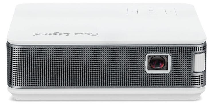Acer AOpen PV12p DLP-Projektor - 16:9 - 854 x 480 Piel - 5,000:1 Kontrastverhältnis - 220 lm Helligkeit - Vorderseite, nach oben, Auto-Portrait-Modus - FWVGA - HDMI - USB MR.JW211.003