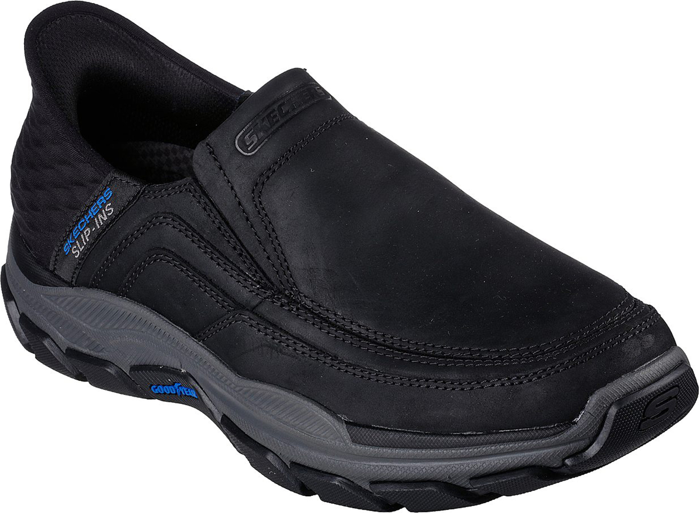 Black memory foam slip on shoes deals