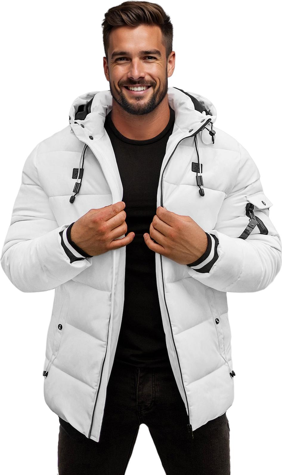 Herren Jacke Weiß OZONEE JS/57M7502/281Z S