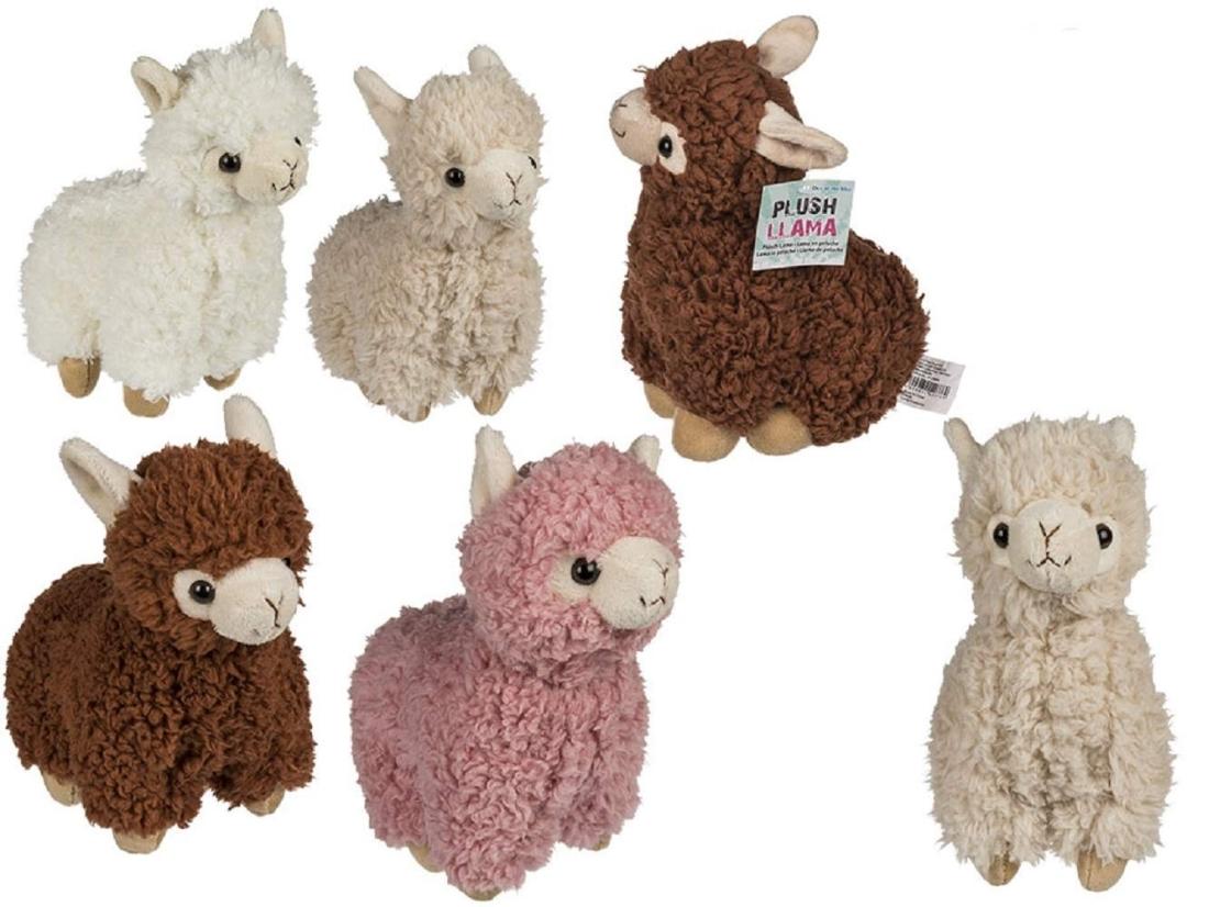 CBK-MS Plüschtier 1x Lama / Alpaka Kuscheltier ca. 22 cm