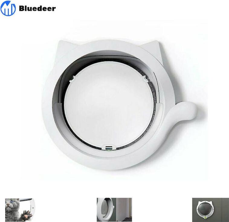 Fokelyi Chatière Chat Flip, Chatière Chien Chatière Blanc Hole KAU-ED-LYS-PH-20251101-140