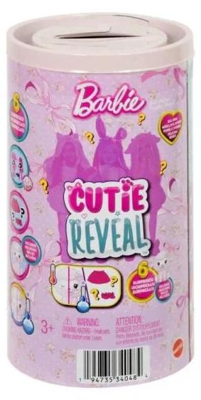 Barbie Color Reveal Cutie Reveal Doll, Modepuppe, Weiblich, 3 Jahr(e), Junge/Mädchen, 149 mm, 90 g JJP77