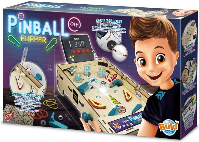 Buki France Buki Flipperkasten Bausatz elektronisches Spielzeug für Kinder BU2168