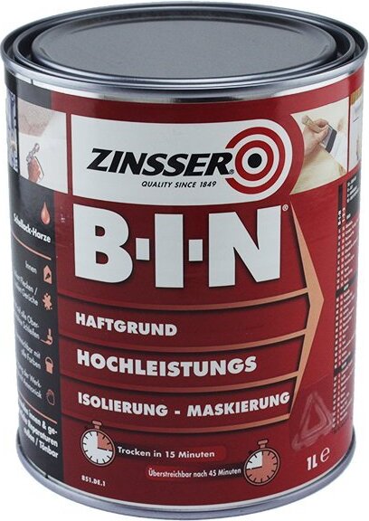 Rust-Oleum Zinsser Bin Primer De 1 851.DE.1