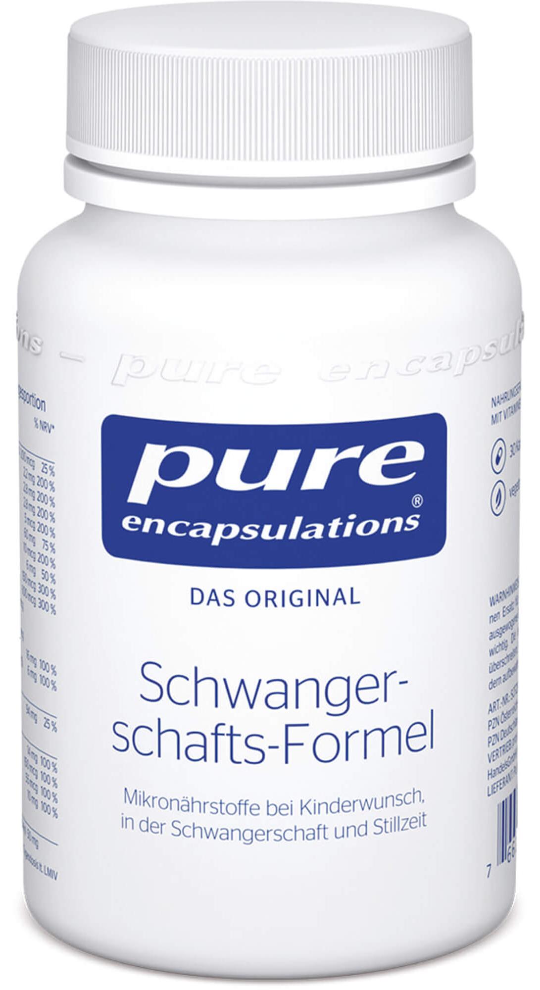 Pro Medico Pure Encapsulations Schwangerschafts-Formel Bei Kinderwunsch, in der Schwangerschaft und Stillzeit, 30 St. Kapseln 12357687