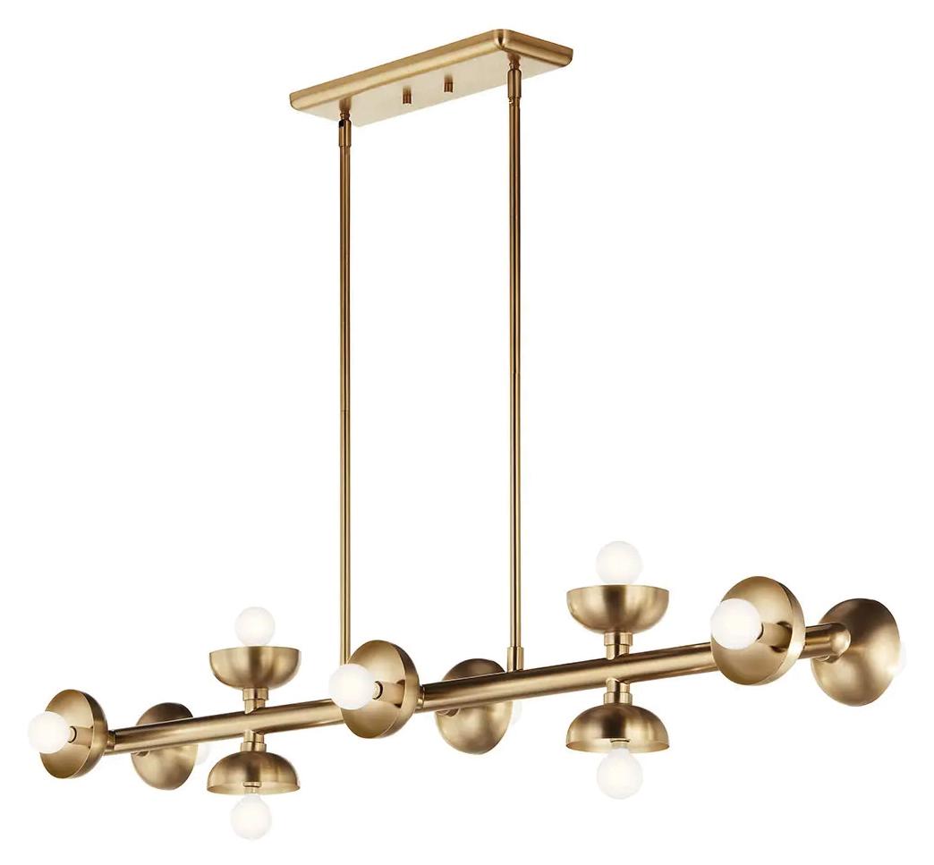 Kichler Elstead Palta Pendelleuchte E14 10-fach Champagnerbronze Champagnergold KL-PALTA-LP10-CPZ