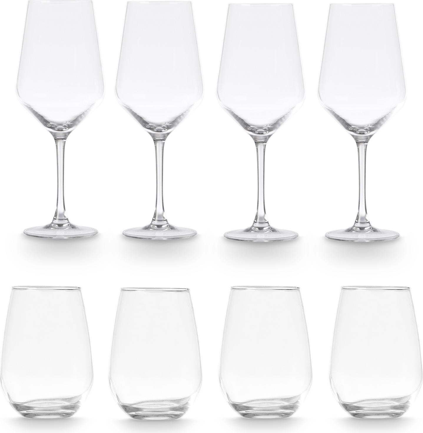 Vivalto Gläser und Weingläser, 8er-Set