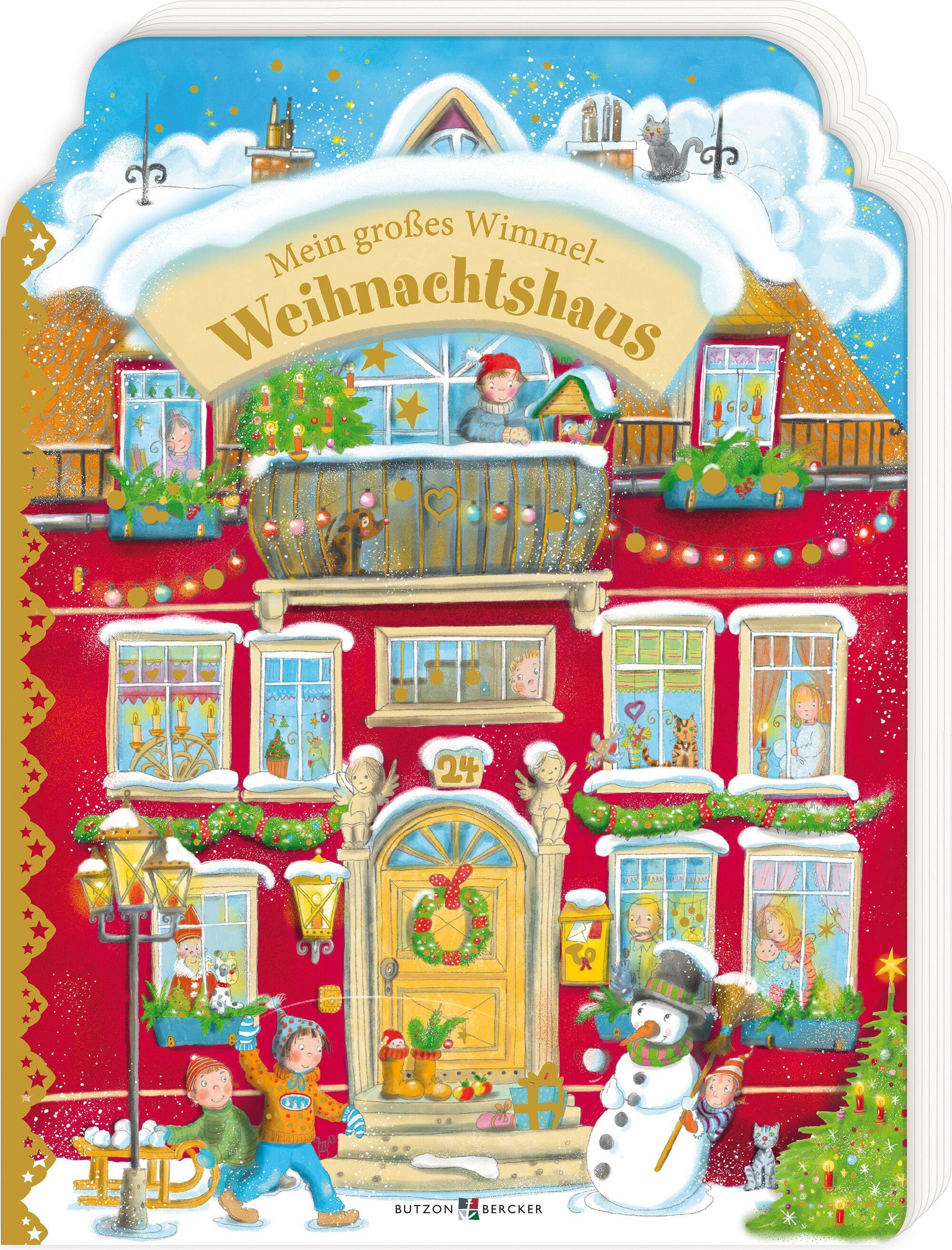 Butzon & Bercker Mein großes Wimmel-Weihnachtshaus