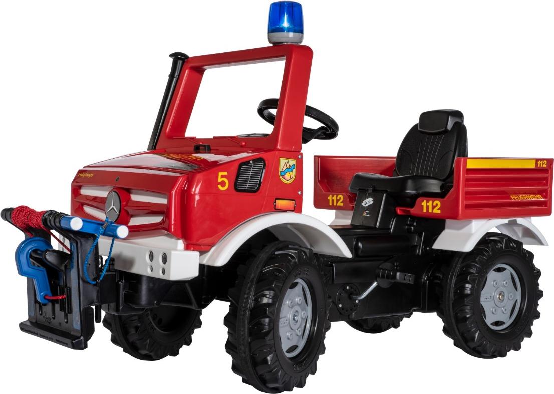 Rolly Toys rollyUnimog Feuerwehr Unimog mit Seilwinde Tretfahrzeug für Kinder 4308444
