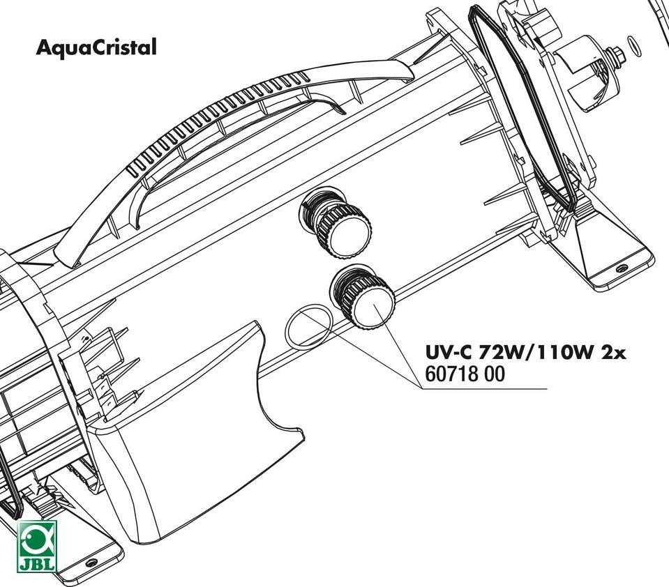 JBL Aquaristik JBL AquaCristal UV-C 72/110W Brennerkontrolle* 6071800