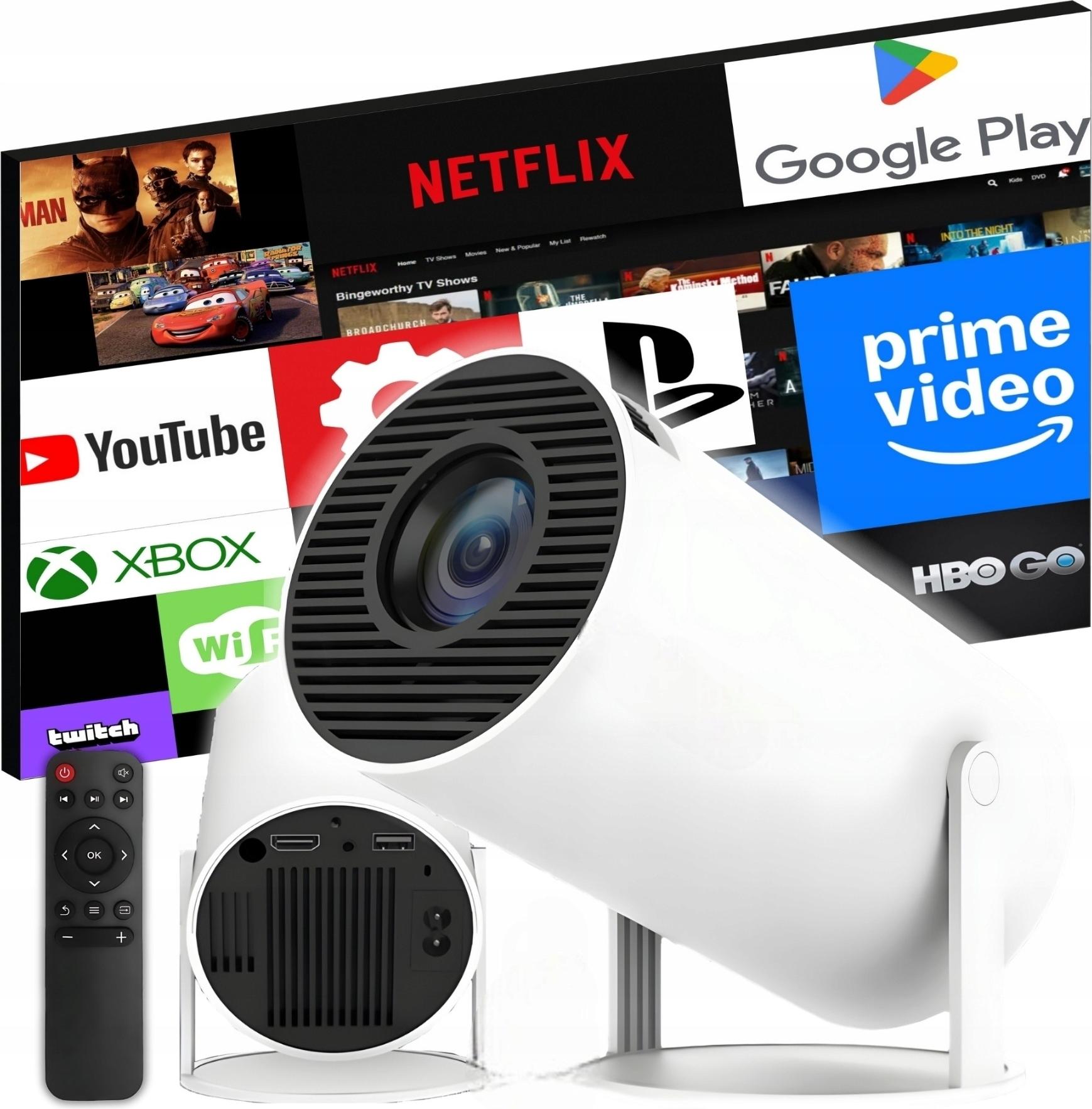 Mini Led Projektor Android 11 Smart Tv Wifi + Bt5.0 40-150 Zoll Full Hd