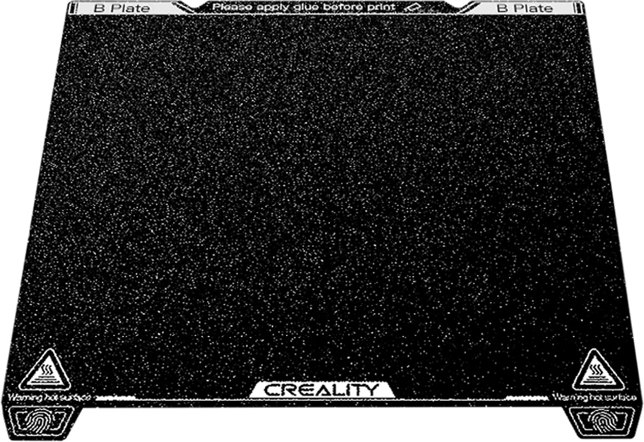 235x235mm Bauplatte Für Creality K1 & Ender Serie - Doppelseitig Mit Stern & Galaxy Design