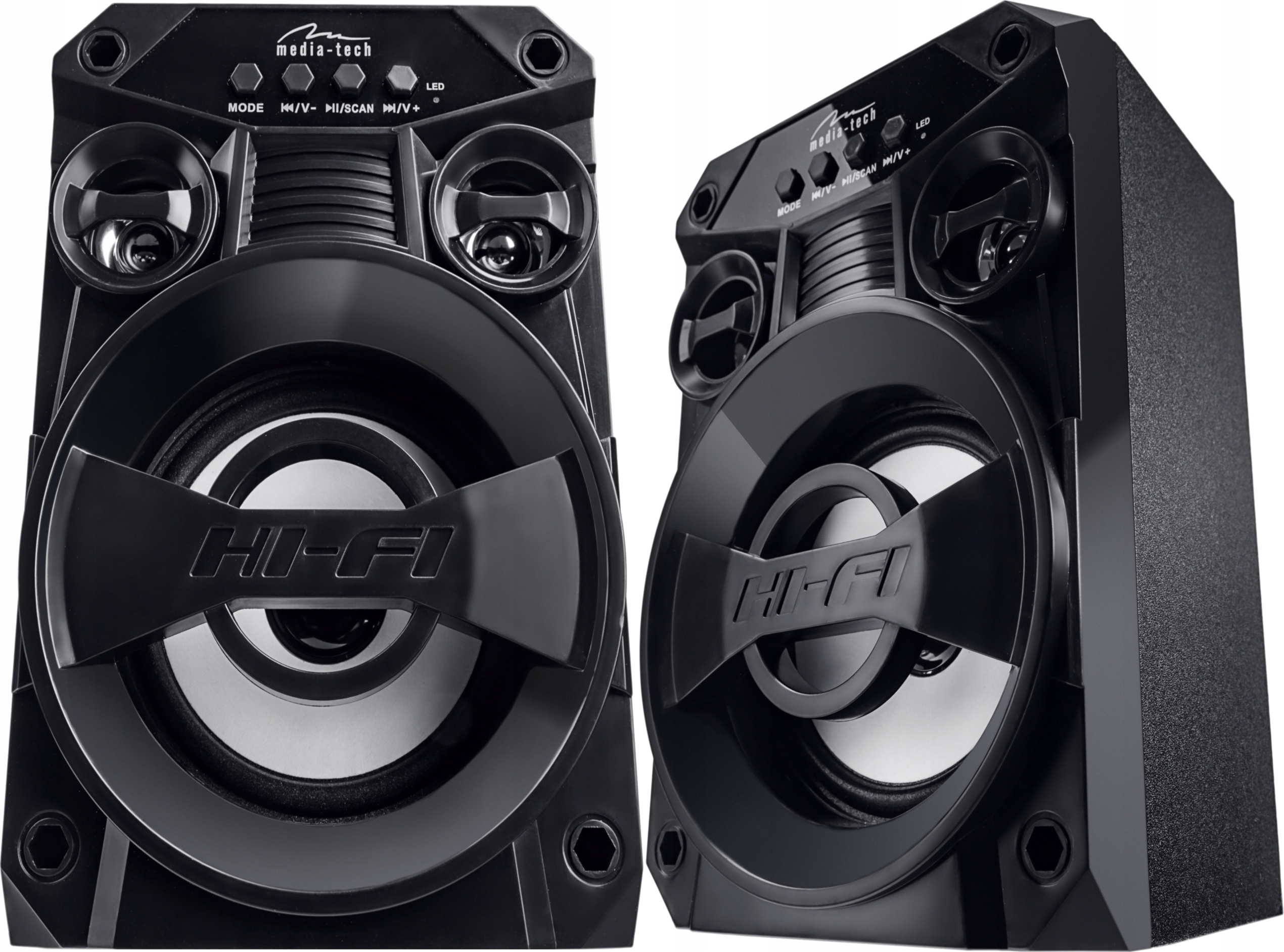 Prenosný Reproduktor Partytech Crane Bt 300W Pmpo Mp3 Fm Tws Ipx6 Subwoofer