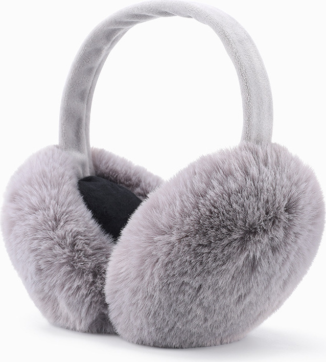 LIFKOME Ohrenschützer Für Kinder - Plüsch, Blau, Fußball-Design, Wärmend