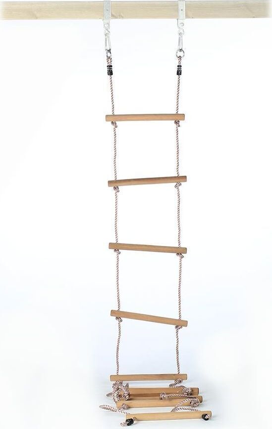 Gartenpirat Strickleiter für Kinder Seilleiter Kletterseil Sprossen Ø 35 mm Anzahl Sprossen: 10 Sprossen | Länge 350 cm