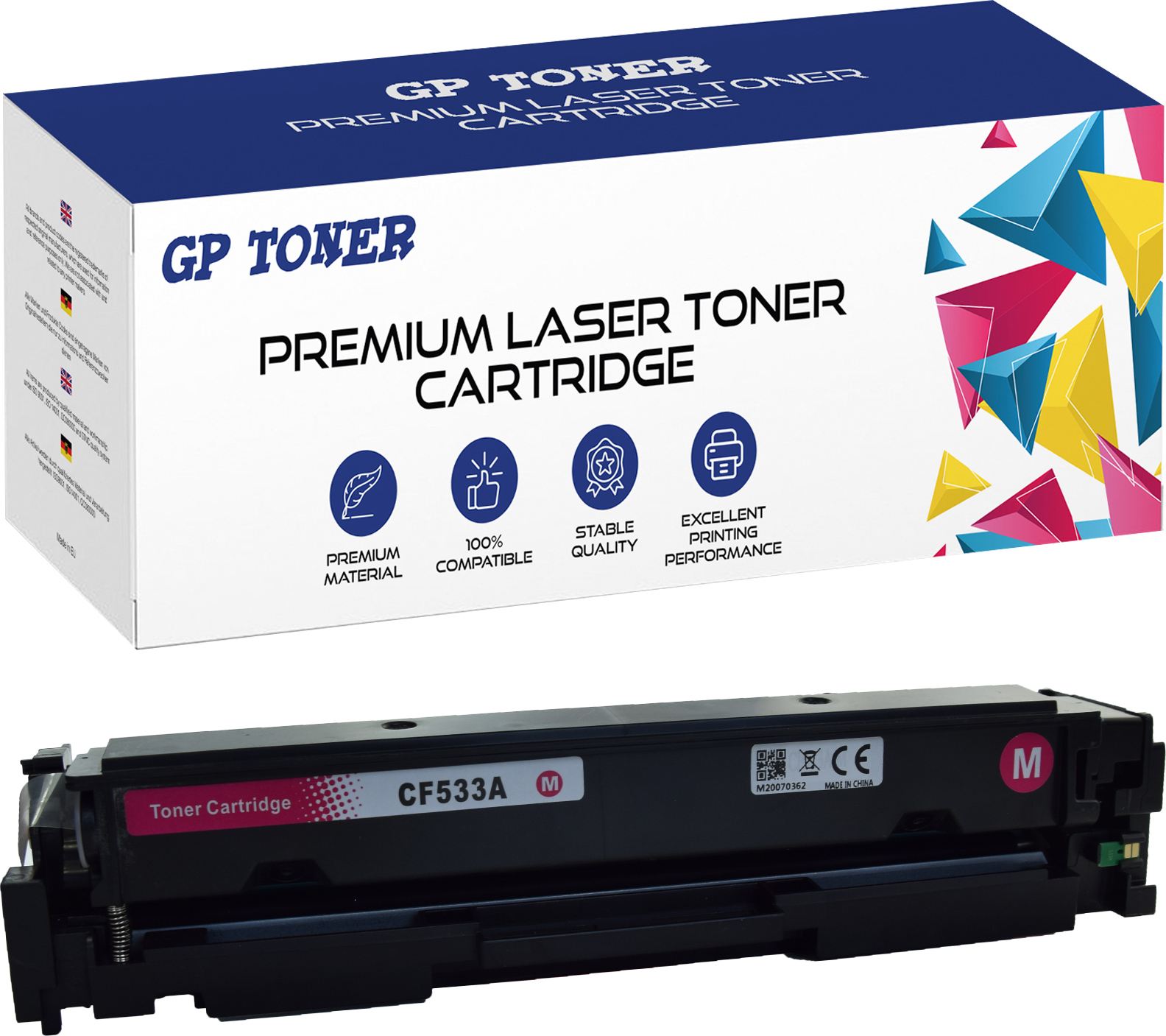 Toner XXL pro HP Color LaserJet Pro MFP M180 Series MFP M181FW 205A CF533A Purpurová