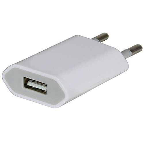 EU nabíjačka pre Apple iPhone 4S 4 3GS uvm. aj HTC biela