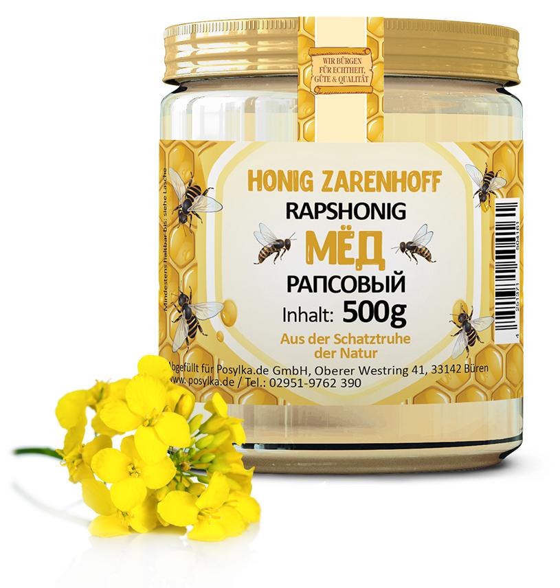 Zarenhoff Rapshonig cremig 500 g