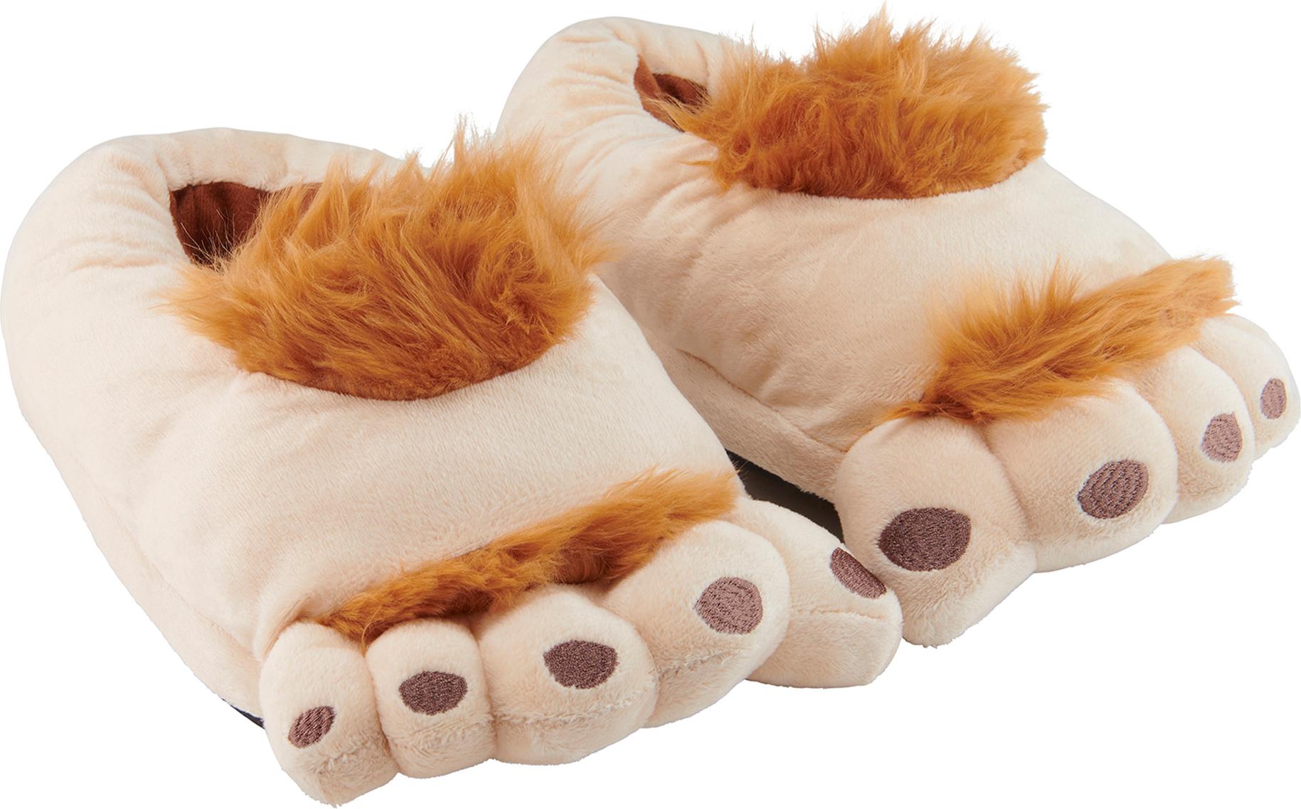 United Labels 3D Halbling Füße Slipper Plüsch Pantoffeln Hausschuhe 38-40 0119678