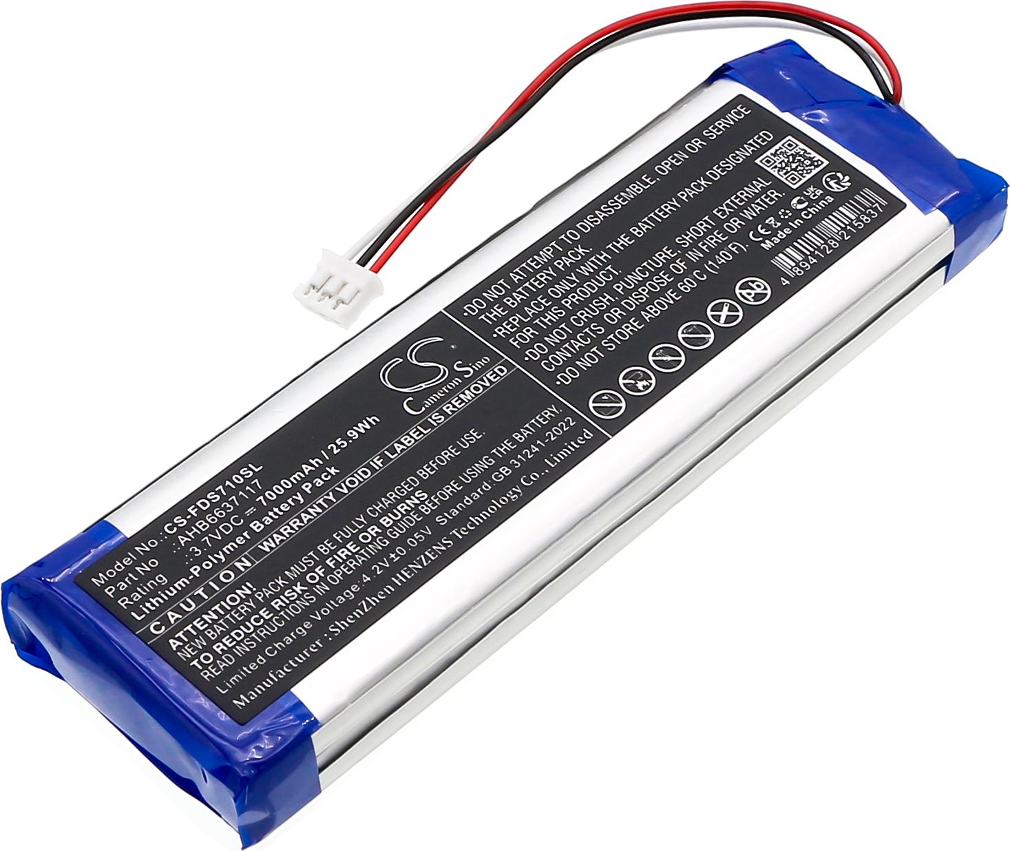 TECHTEK Akku Kompatibel mit [Fluke] DS701 Diagnostic Videoscope, DS703 Diagnostic Videoscope Ersetzt AHB6637117