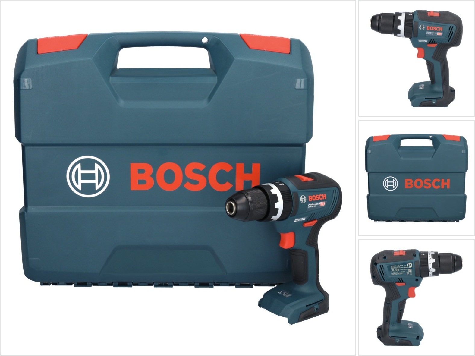 Bosch GSB 18V-55 Profesionálna akumulátorová príklepová vŕtačka 18 V 55 Nm bez kefiek + kufor - bez akumulátora, bez nabíjačky