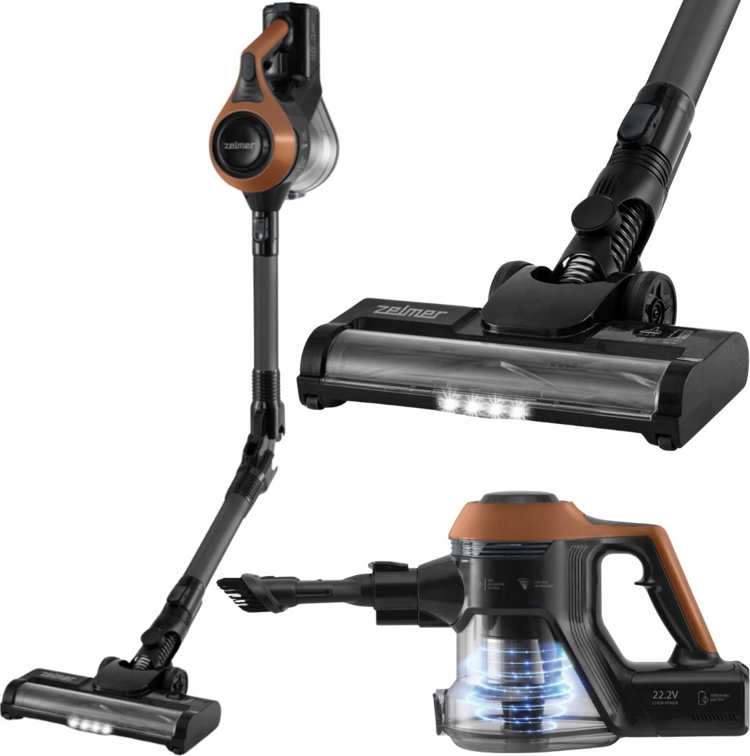 Staubsauger Zelmer 21,6V Zyklon Hepa Manuell 45Min Automatische Leistungswahl