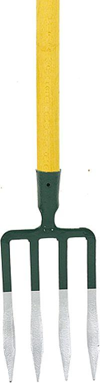 STREND PRO Gabel GD-029O, 4-zinkig, Grabgabel geschmiedet, mit Stiel PH