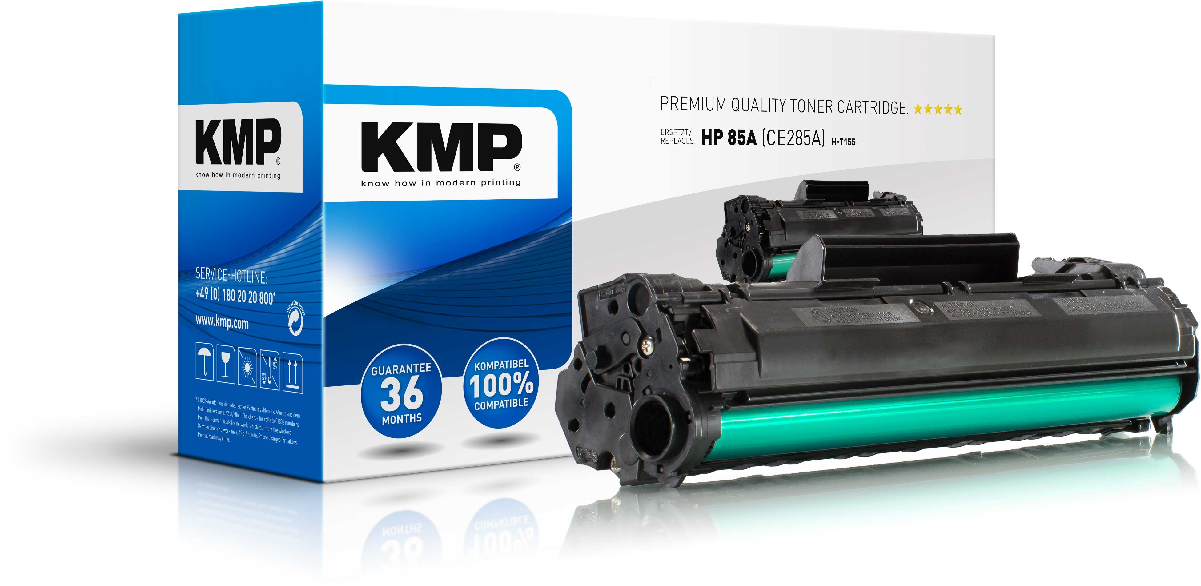 KMP 1229.0000 KMP H-T154 čierny toner kompatibilný s HP CE 285 A