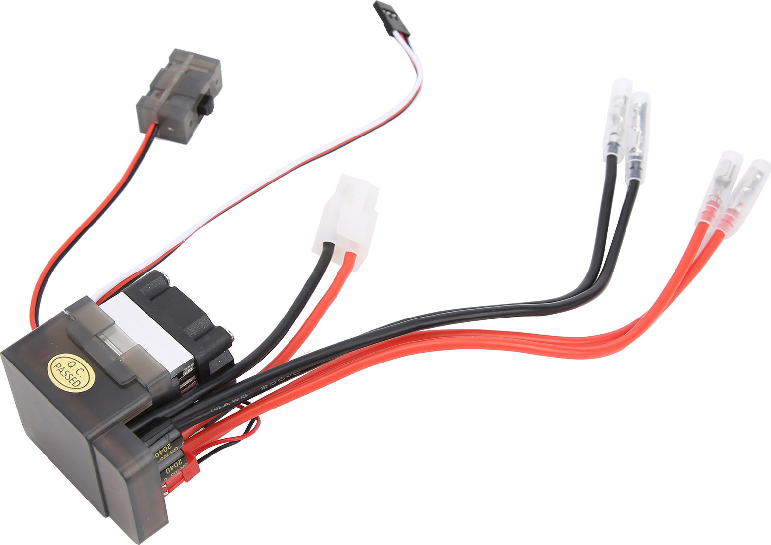 Cocosity 320A Zwei-Wege-Bürstenregler,7.2-16V 320A Zwei-Wege-Bürstenregler,Zwei-Wege-Bürstenregler,Hochspannungs-Bürstenregler,RC Zwei-Wege-Bürstenregler,RC Auto-Boot-Zubehör