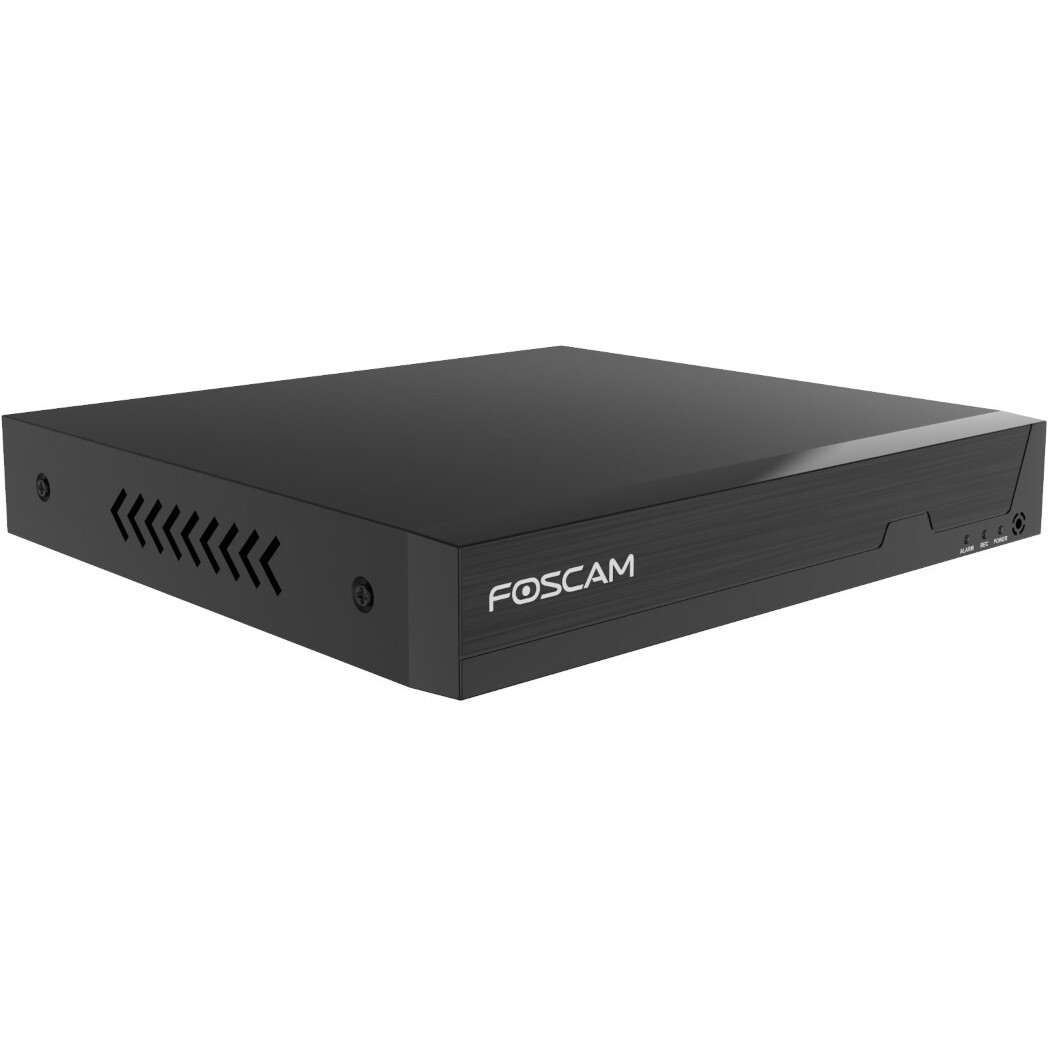 Foscam FN9108E-T4-2T black LAN IP-UEberwachungskamera-Set 8-Kanal mit 4 Kameras 3840 x 2160