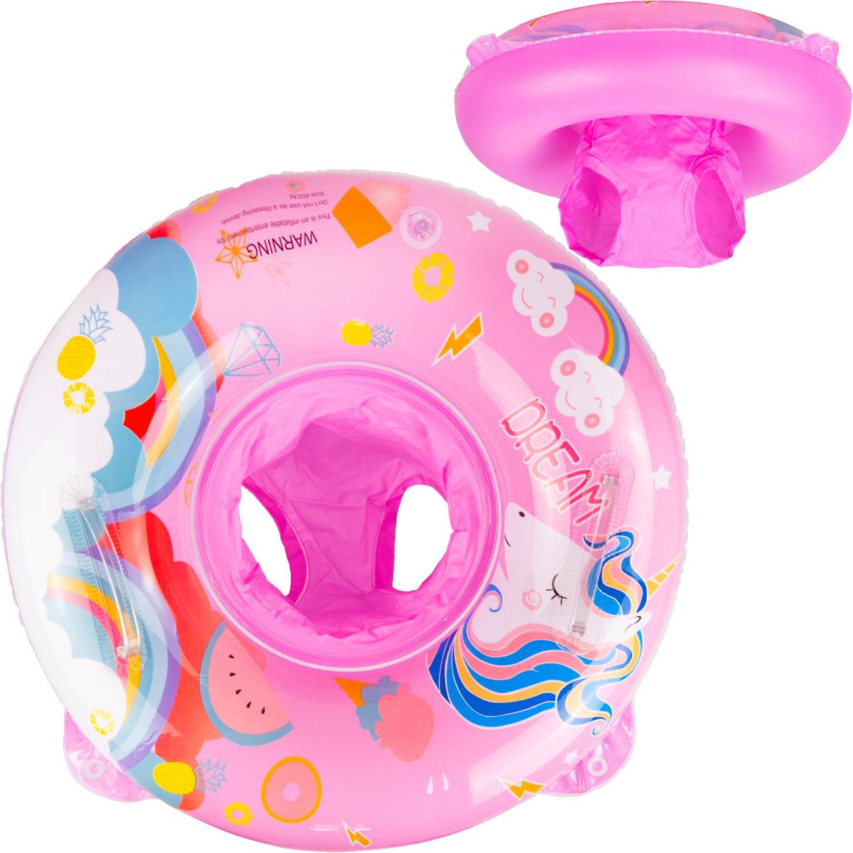 MARTOM Kinderschwimmrad Mit Sitz Aufblasbar
