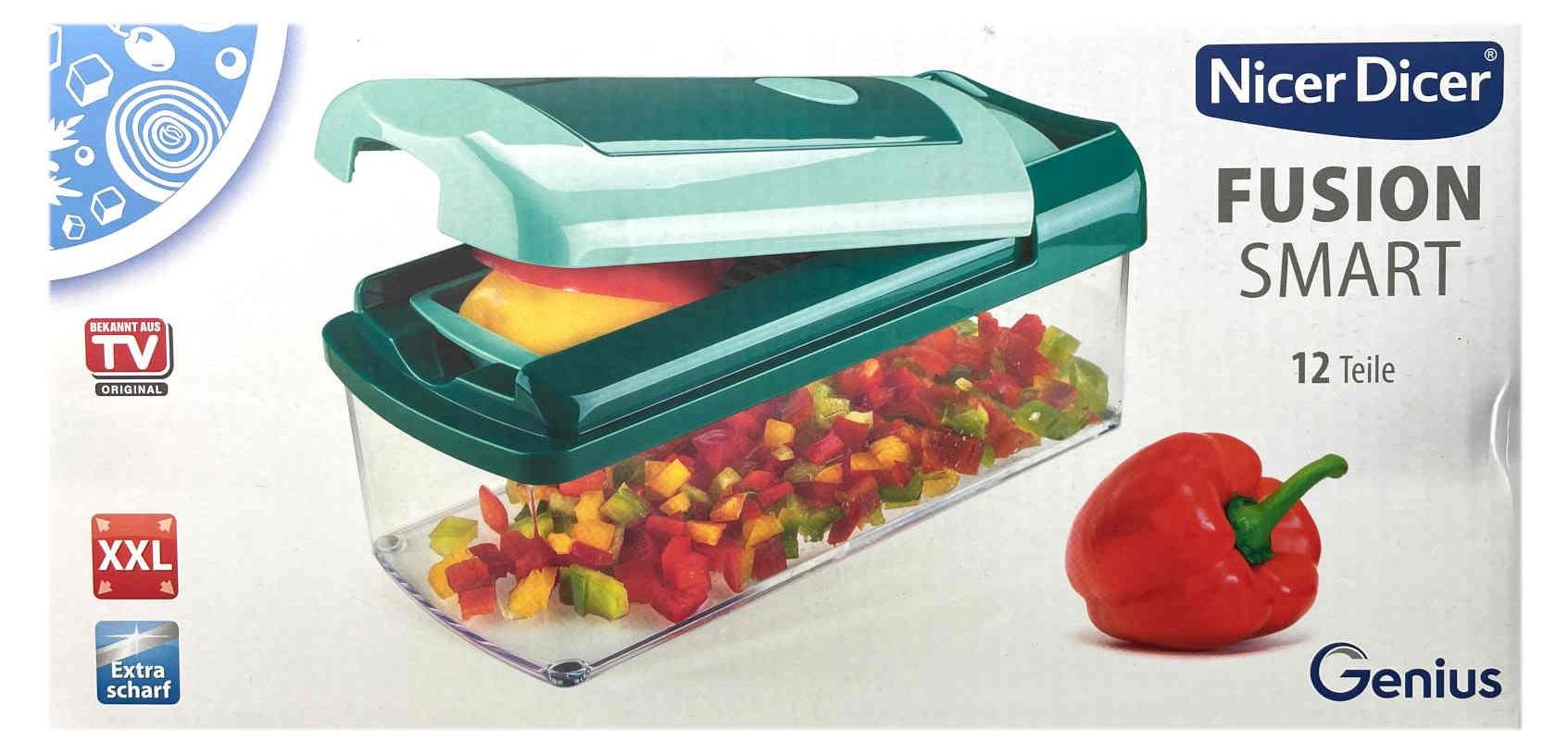 Genius Nicer Dicer Fusion Smart – 12-teiliges All-in-One