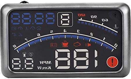 Auto Head-up-Display, Keenso 5,5 Zoll F4 HUD Head Up Display MPH/km/h Play Play Cars OBD2 EUOBD