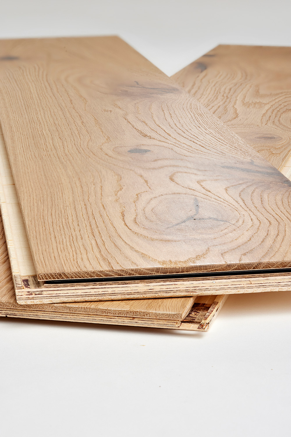 Holzfloors Parkettbrett Vintage - Rohes Holz 14 x 234 x 2430 m