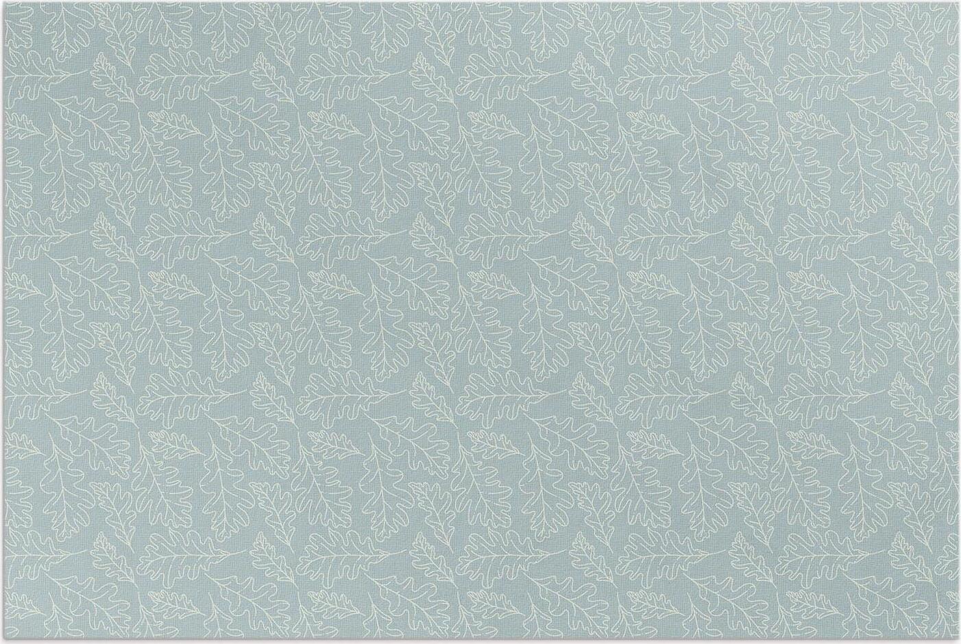 tulup Subtile Walnussblätter, Boho-Stil – Vinylteppich – 80x120 cm – Outdoor Teppich – Terrasse – Wetterfest – Modern 010260370020000033448