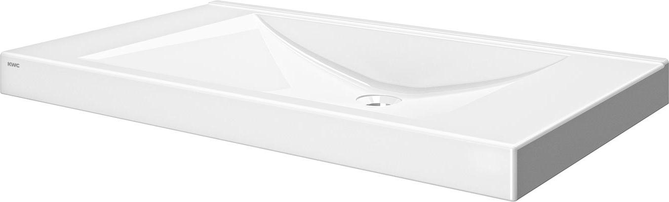 KWC AR Einzelwaschtisch, QUADRO-FX, MIRANIT, 800x150x470 mm, Mulde re-eckig 2030058091